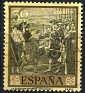 Spain 1958 Velazquez 50 CTS Olive Brown Edifil 1240. España 1958 1240 u. Uploaded by susofe